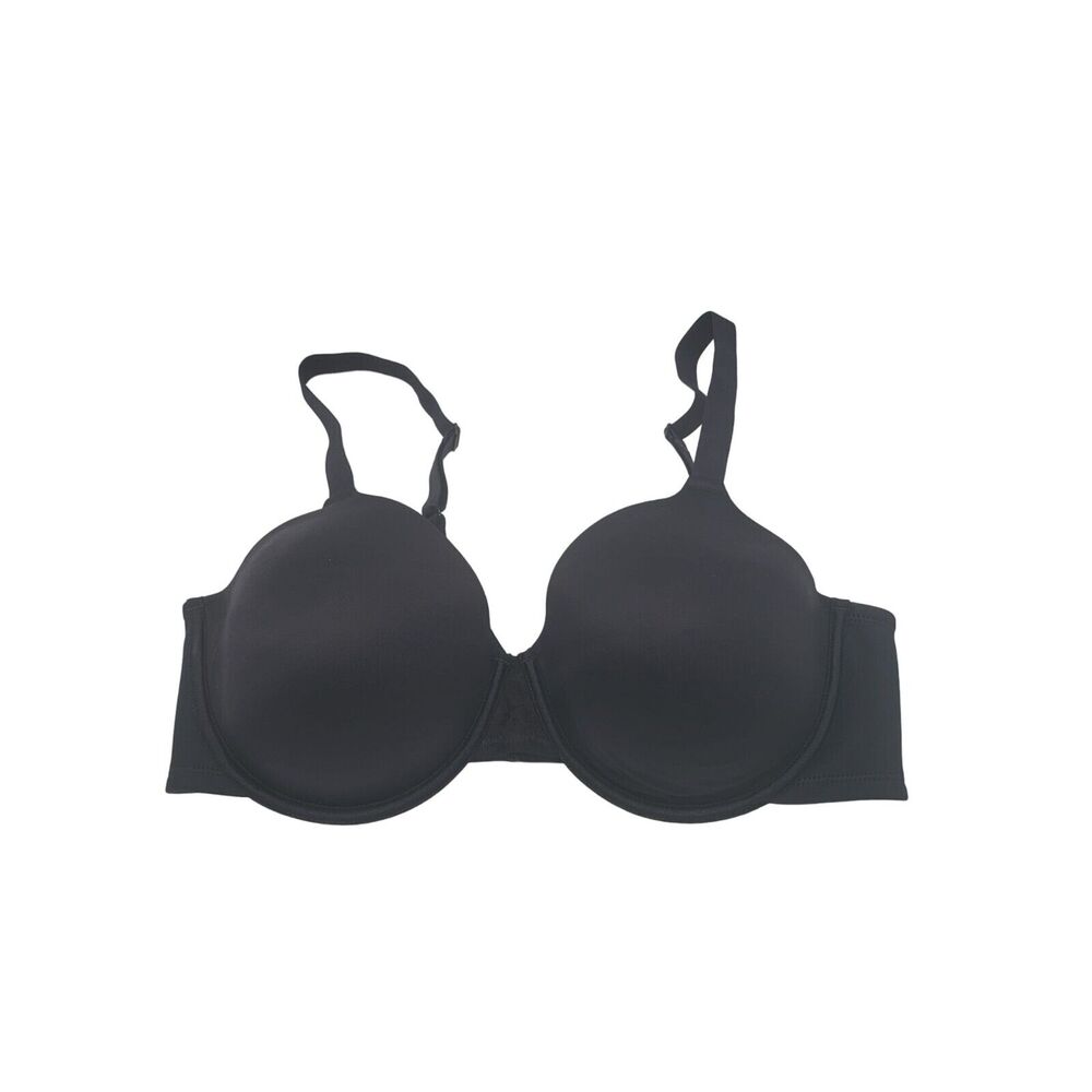 Vanity Fair‎ Bra 40D Womens Underwired Black Full Coverage Adjustable Straps